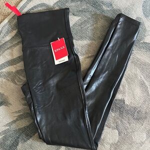 SPANX Black Jeggings Sleek Form-Fitting Style